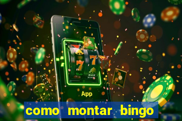 como montar bingo brinquedos toia